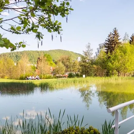 Alure Residences 3 & 24h Self Check-in, Parking In The Garage In The Building Included, New Building, Terrace, Location With A Forest Park With A Lake, Children's Playground *